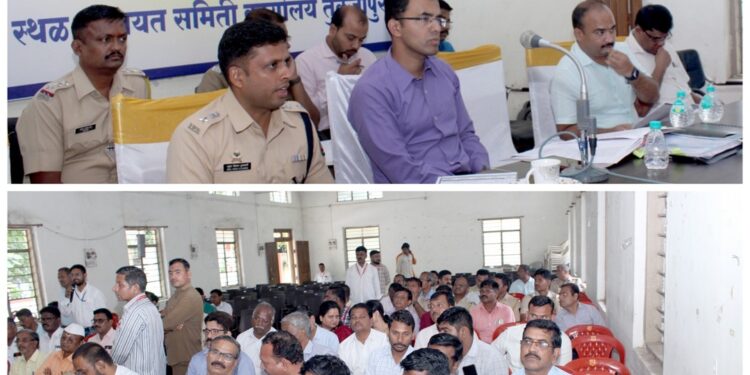 शारदीय नवरात्र महोत्सव – जिल्हाधिकारी डॉ ओम्बासे व पोलिस अधीक्षक कुलकर्णी यांनी घेतला आढावा, असे असणार नियोजन