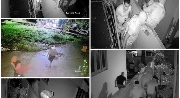 दरोडेखोरांच्या गँगचा धाराशिवमध्ये धुमाकुळ – 8 ते 10 सशस्त्र लोक CCTV मध्ये कैद, पोलिस दाखल… पहा व्हिडिओ 