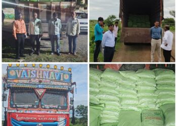 खताचा काळाबाजार, गुजरात कनेक्शन – धाराशिव कृषी विभागाची कारवाई, 8 लाखांचे खत जप्त, गुन्हा नोंद 