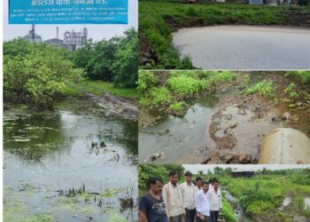 काळ्या पाण्याची शिक्षा, गौरगाव विस्थापित होण्याची वेळ – दुषीत पाण्याने आरोग्य धोक्यात, कारखान्याकडुन नियम धाब्यावर