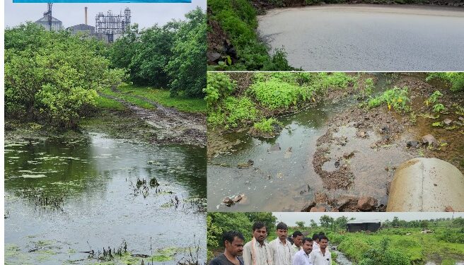 काळ्या पाण्याची शिक्षा, गौरगाव विस्थापित होण्याची वेळ – दुषीत पाण्याने आरोग्य धोक्यात, कारखान्याकडुन नियम धाब्यावर