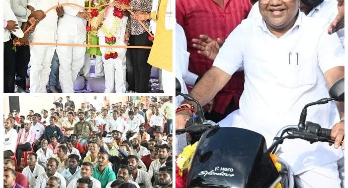 शिवसेनेत प्रवेश – माजी नगराध्यक्ष जाकीर सौदागर यांनी मंत्री सावंत यांच्या हस्ते घेतले शिवधनुष्य