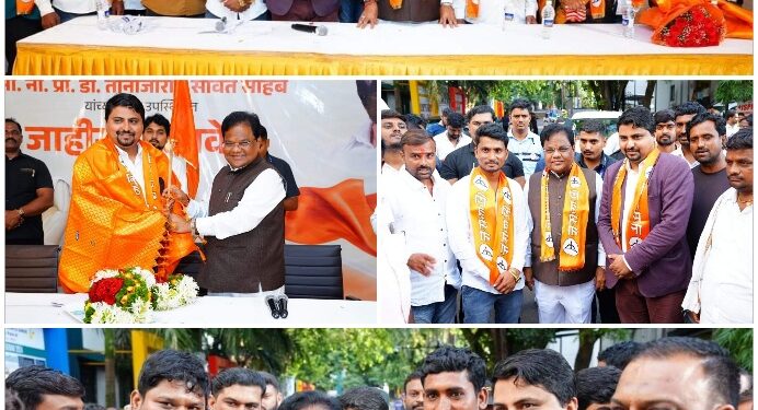 शिवसेना पक्षप्रवेश – पालकमंत्री डॉ तानाजीराव सावंत यांच्या हस्ते डॉ घुले यांचा प्रवेश, सर्वस्वपणाला लावण्याचा संकल्प 