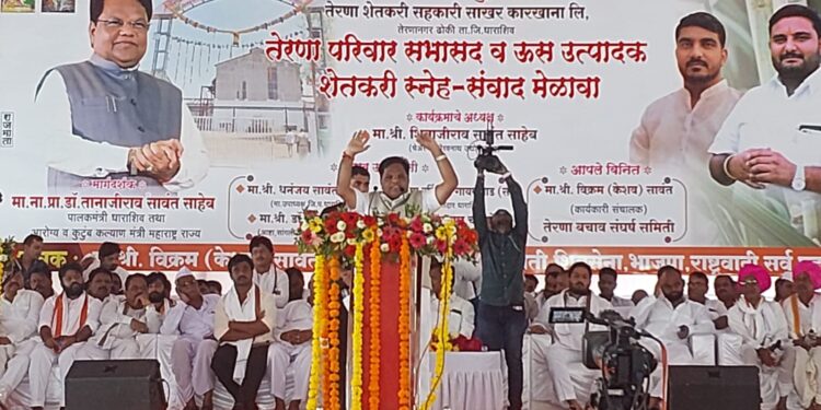 तेरणा भाडेतत्वावरच राहणार, भैरवनाथ विकत घेणार नाही, यंदा 51 रुपये जास्त भाव – मंत्री तानाजीराव सावंत 