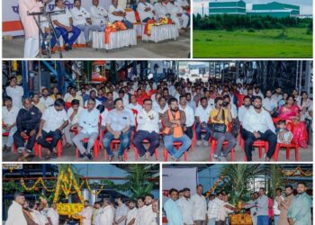 श्री सिद्धिविनायक परिवाराच्या 2 कारखान्यात रोलर पुजन कार्यक्रम संपन्न – तयारी हंगामाची, विश्वासातुन प्रगतीकडे वाटचाल