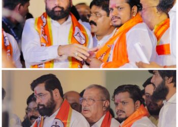 मुख्यमंत्री एकनाथ शिंदे यांच्या हस्ते प्रवेश – भवानी ग्रुप व लिंबराज डुकरे यांनी हाती घेतला भगवा