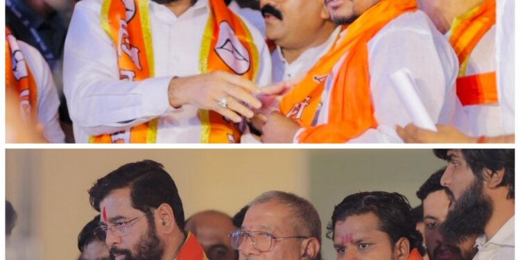 मुख्यमंत्री एकनाथ शिंदे यांच्या हस्ते प्रवेश – भवानी ग्रुप व लिंबराज डुकरे यांनी हाती घेतला भगवा