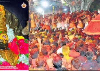 कुंकवा ऐवजी आता होणार फुलांची उधळण – नवरात्र निमित्त तुळजाभवानी मंदीर संस्थानचा निर्णय 