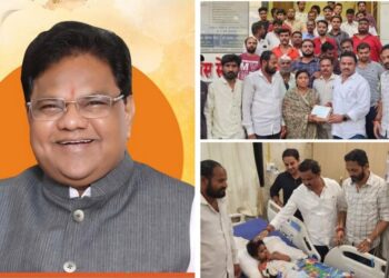 कर्तव्य, मदतीचा हात – गंभीर जखमी झालेल्या चिमुकलीला आरोग्यमंत्री डॉ तानाजीराव सावंत यांनी दिली साथ