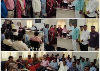 निषेधाचे निवेदन – महसुल अधिकारी व कर्मचारी संघटना आक्रमक, जिल्हाधिकारी डॉ सचिन ओम्बासे यांच्या बदनामीचा आरोप