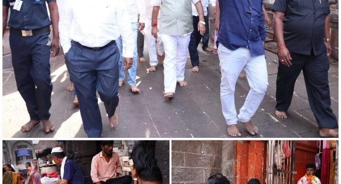 आशीर्वाद तुळजाभवानीचा, संकल्प महाविजयाचा – पालकमंत्री डॉ सावंत यांनी घेतले दर्शन, उमेदवारी अर्ज भरणार 