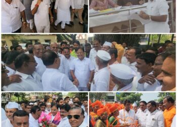 पालकमंत्री डॉ तानाजीराव सावंत यांनी दाखल केला उमेदवारी अर्ज, महायुतीच्या नेत्यांसह पदाधिकारी हजर – आशीर्वाद तुळजाभवानीचा, संकल्प महाविजयाचा