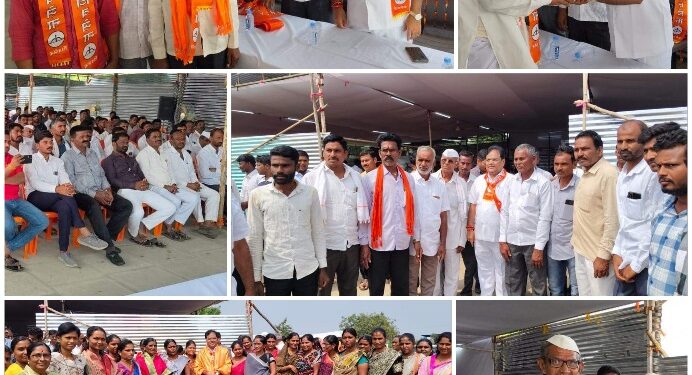 वाढता पाठिंबा – पालकमंत्री डॉ तानाजीराव सावंत यांच्या हस्ते शिवसेनेत प्रवेश, विजयाचा संकल्प