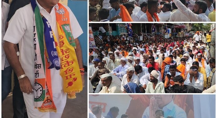 विजय संकल्प सभा – महायुतीचे उमेदवार पालकमंत्री डॉ तानाजीराव सावंत यांचे धवल, हरीत, उद्योग क्रांतीचा नारा