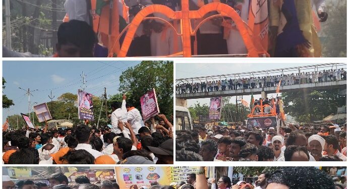 पंढरीचा वारकरी, विधानसभेचा मानकरी – पालकमंत्री डॉ तानाजीराव सावंत यांच्या रॅलीला उत्स्फूर्त प्रतिसाद 